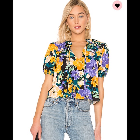 Tularosa Tops - Tularosa floral top floral blouse sz Xs